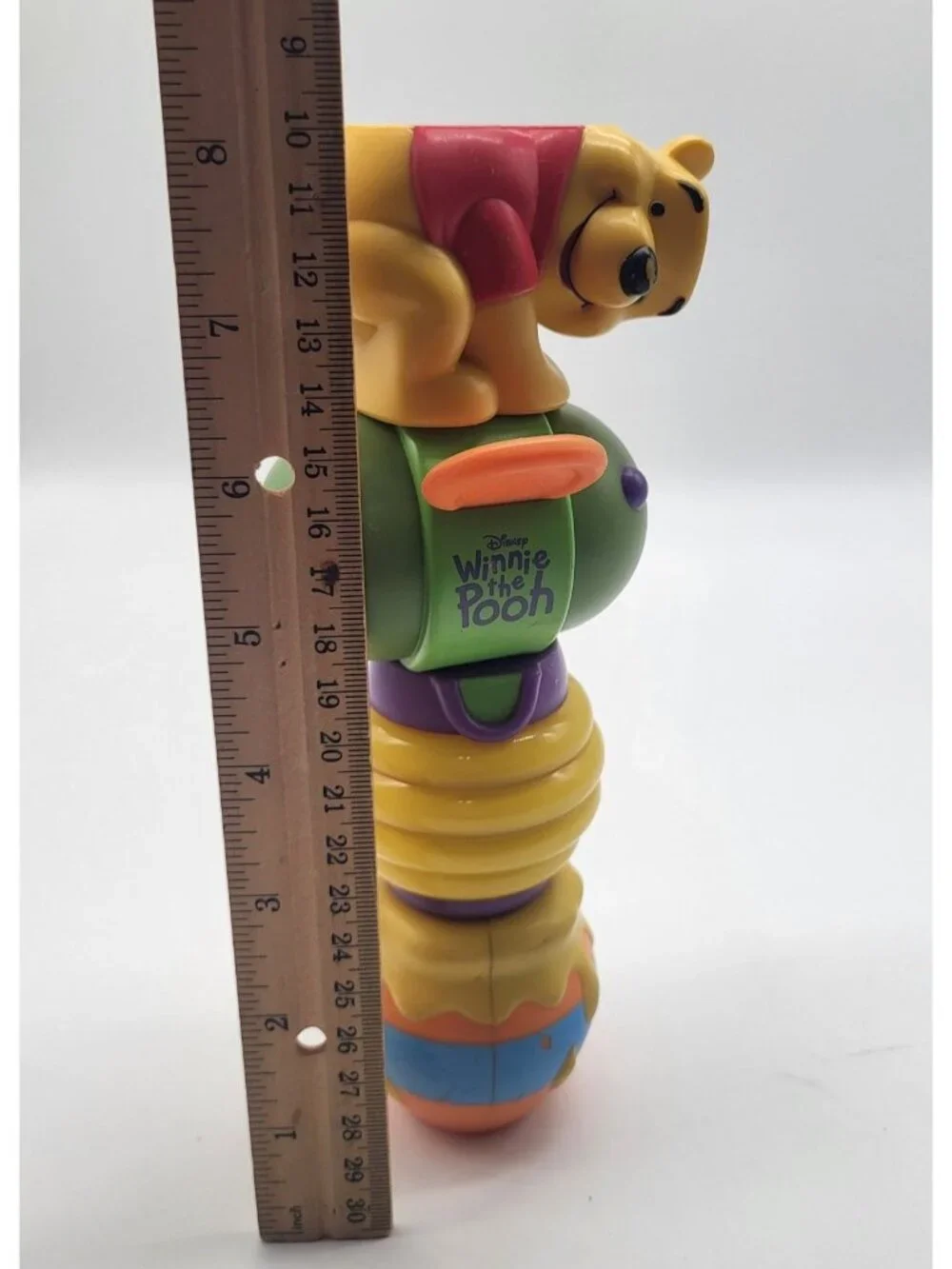 Learning Curve 2007 Disney Winnie the Pooh Magnetic Stacking Toys Set 4